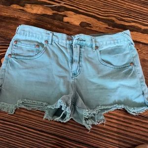 Free people high waisted shorts